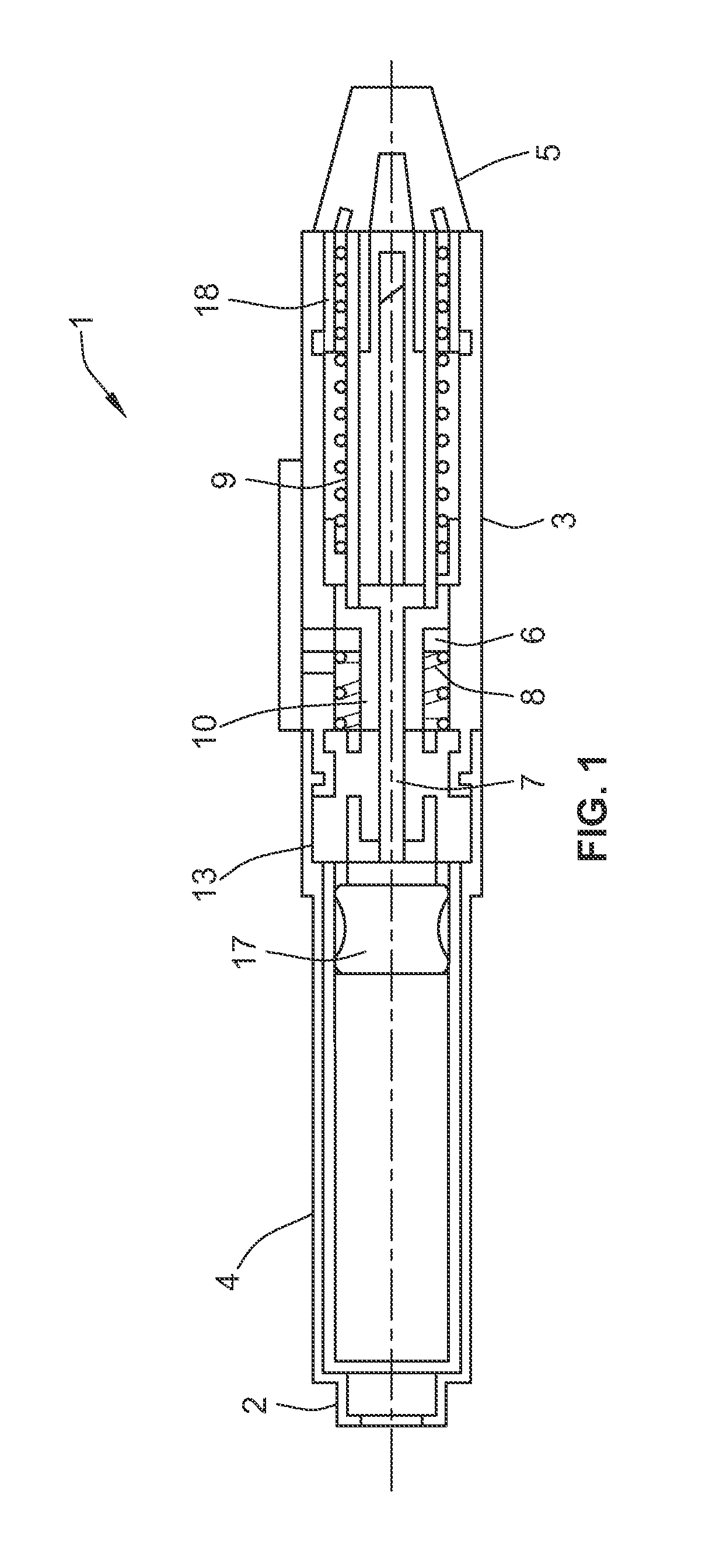 Automatic injection device with torsional spring