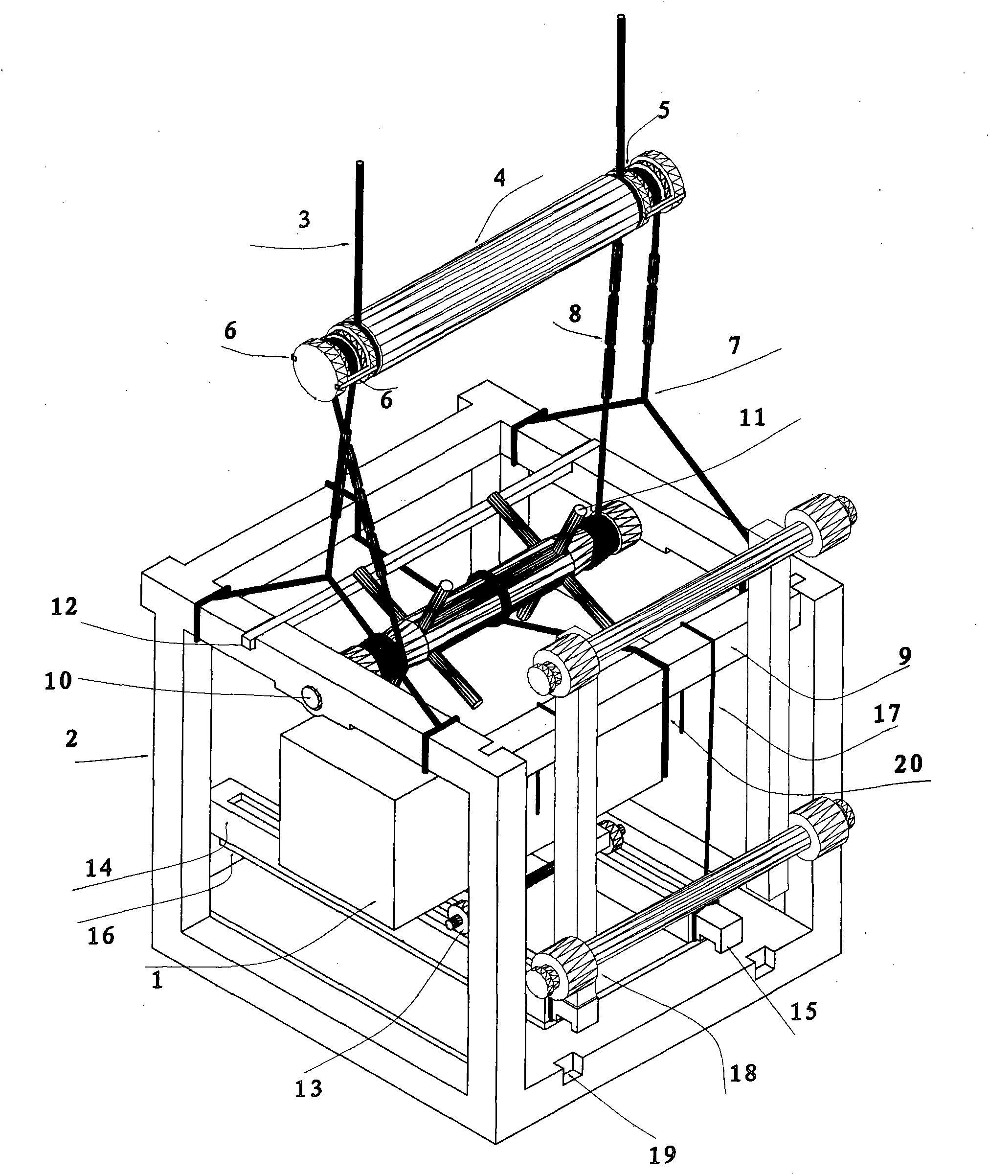 Ancient cliff-burying device