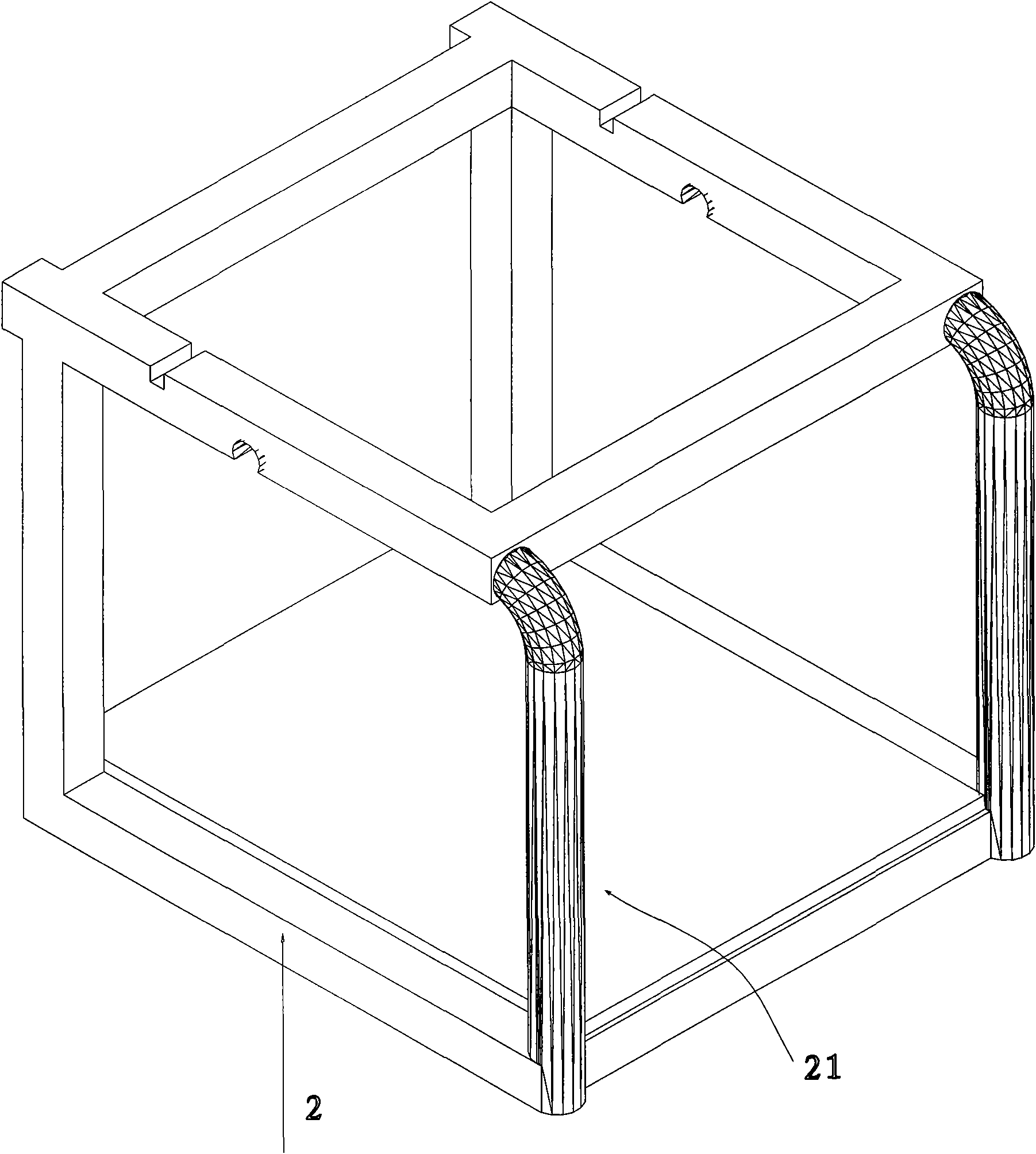 Ancient cliff-burying device