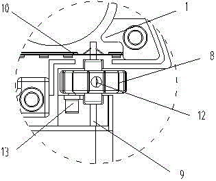 Rotatable and variable-speed electric snare handle