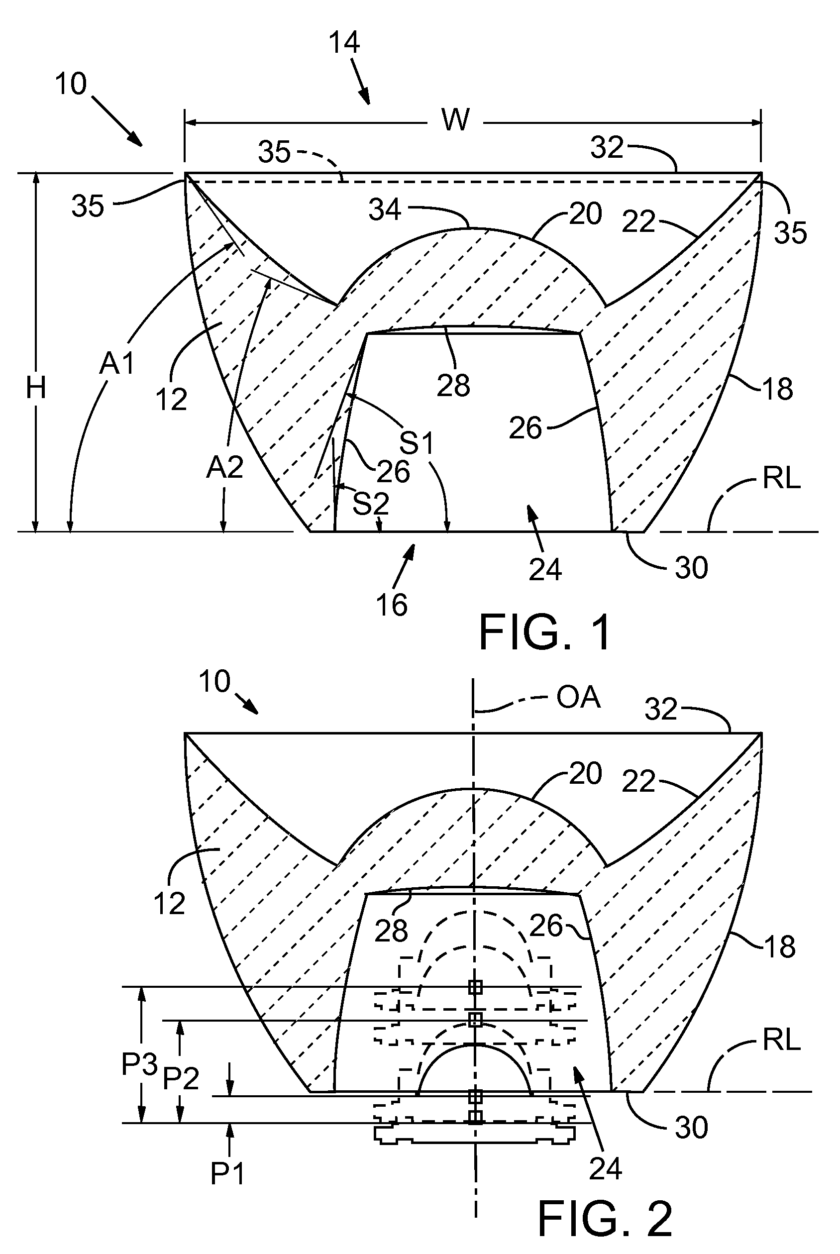 Focusing lens system