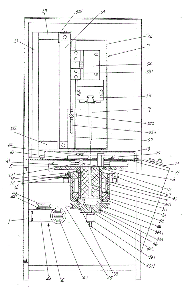 Automatic polishing device of punch for glass die