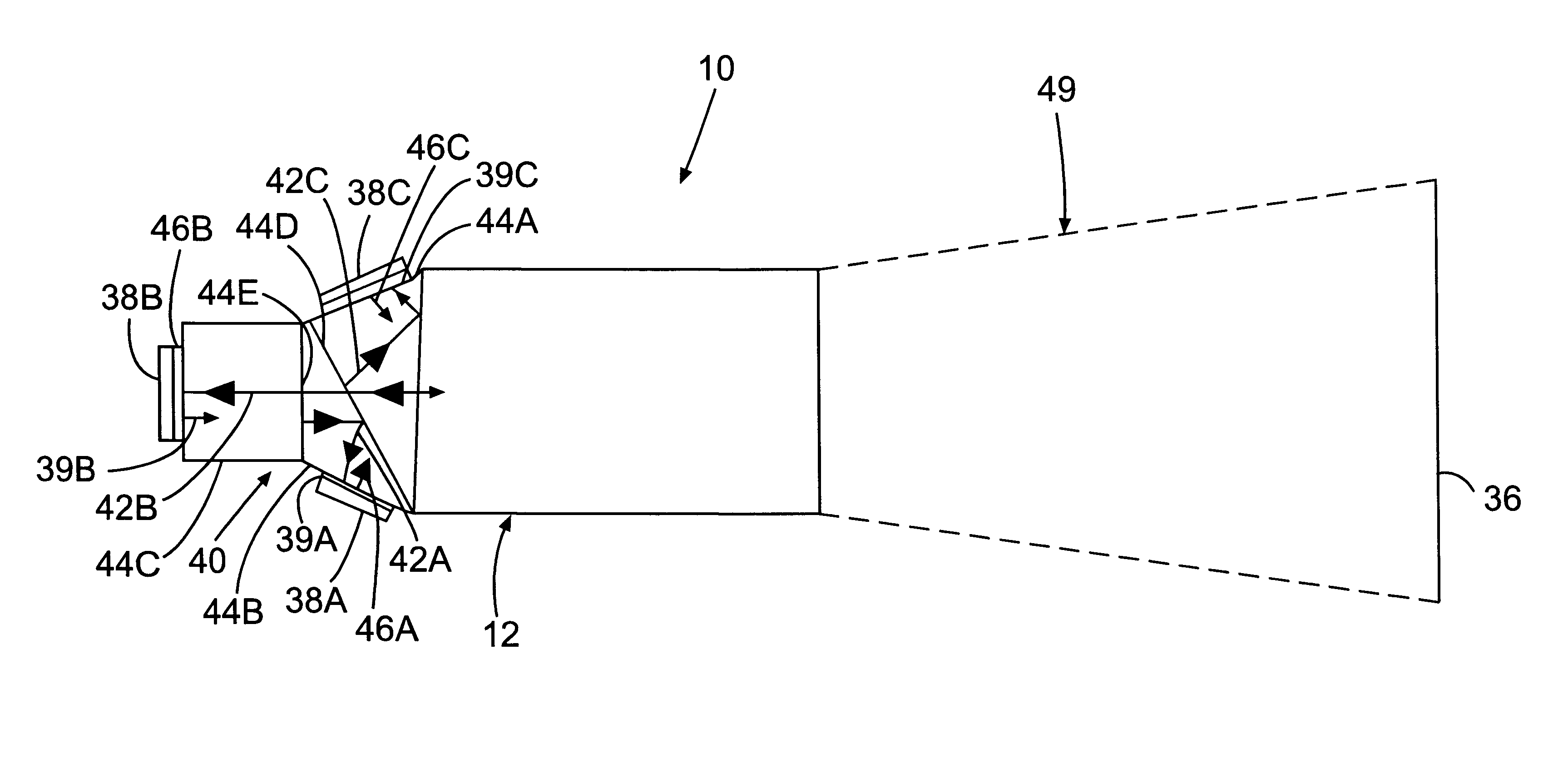 Optical component adjustment for mitigating tolerance sensitivities