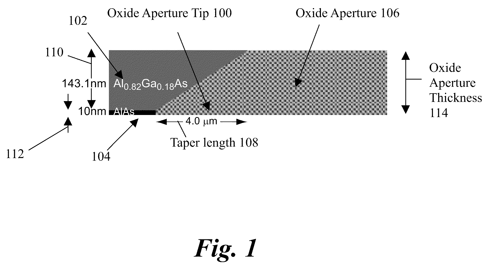 Small dimension high-efficiency high-speed vertical-cavity surface-emitting lasers