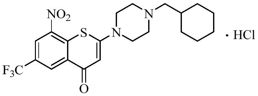 Salt of benzothiopyrone compound and preparation method and use thereof