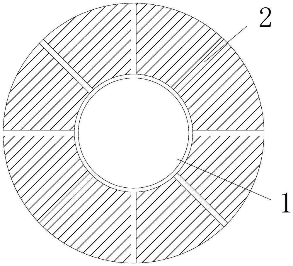 Aluminum alloy/aluminum alloy-ceramic combined automobile brake disc and preparation method thereof