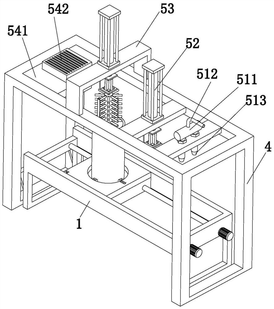 Lubricating oil barrel cleaning device