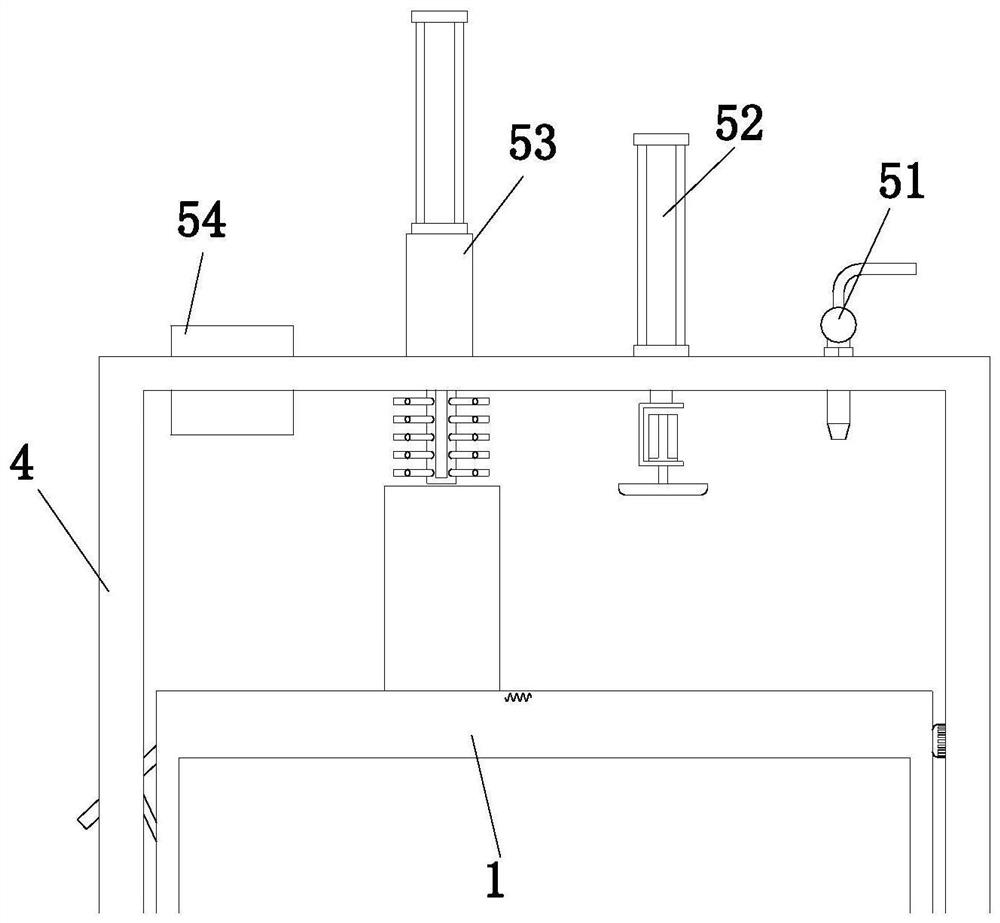 Lubricating oil barrel cleaning device