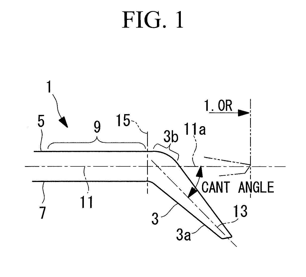 Wind turbine blade, wind turbine generator with the same, and design method of wind turbine blade