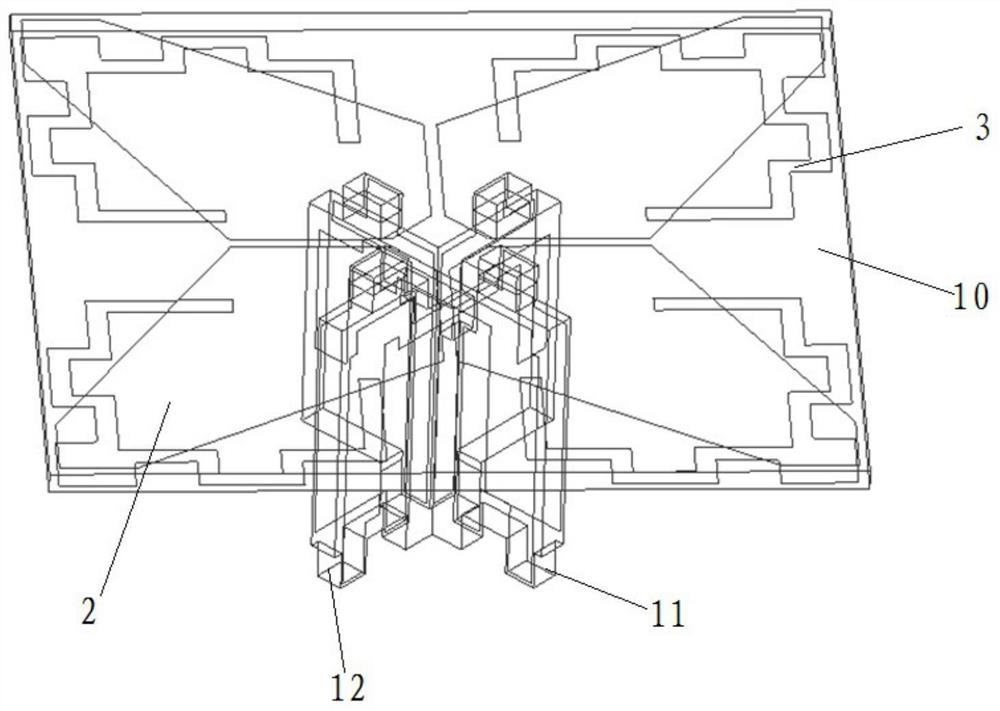 A dual-frequency radiation unit and base station antenna