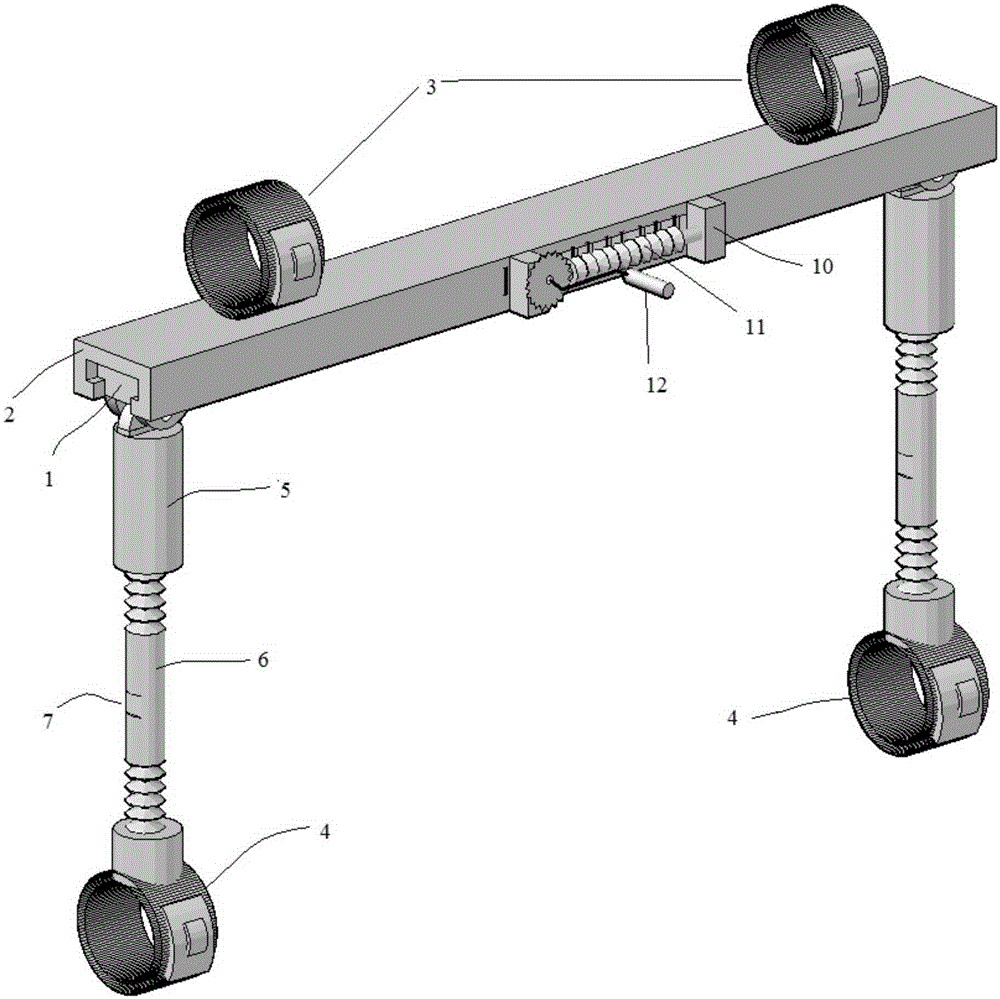 Telescopic isolation switch upper conductive arm replacement tool