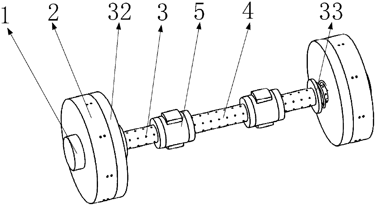 Self-power-generating shared barbell