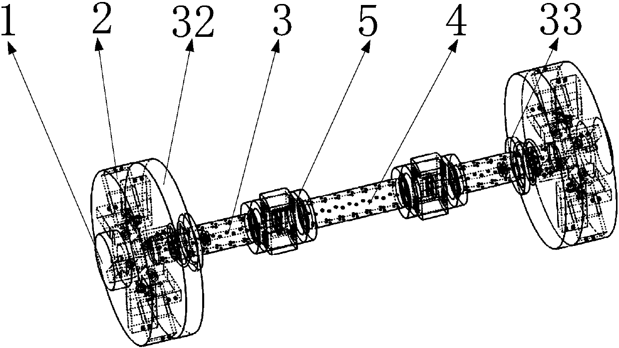 Self-power-generating shared barbell