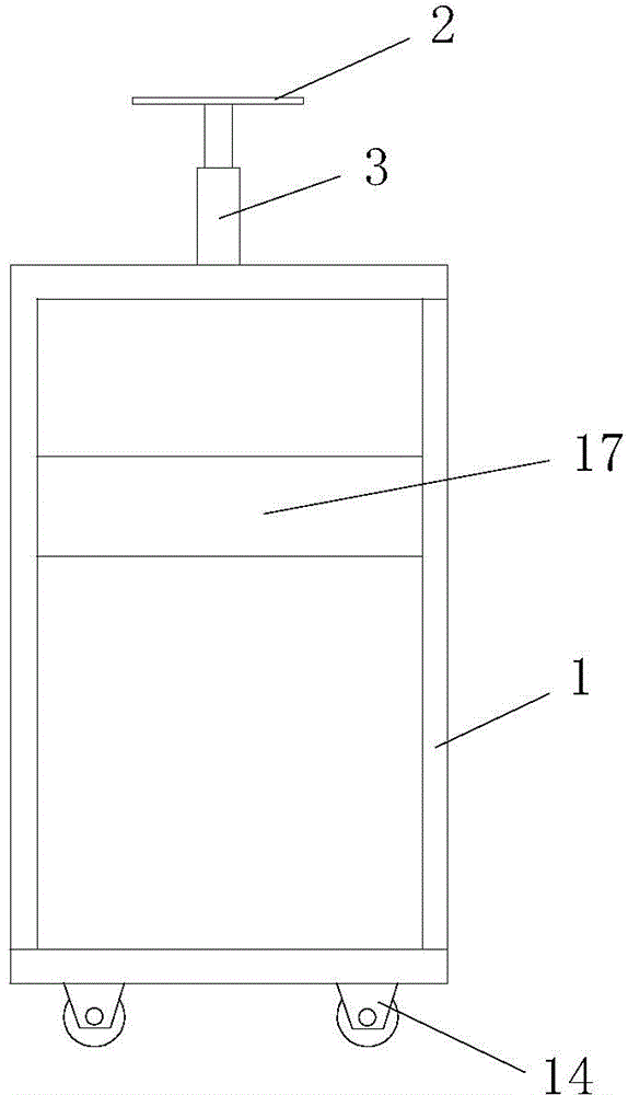 Flexible air pipe installation device for long and large tunnel construction