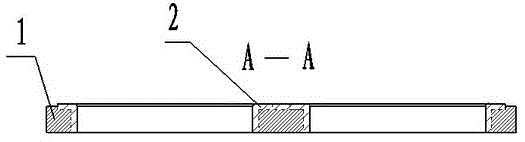 Y-shaped wear-resistant glasses plate and manufacturing method