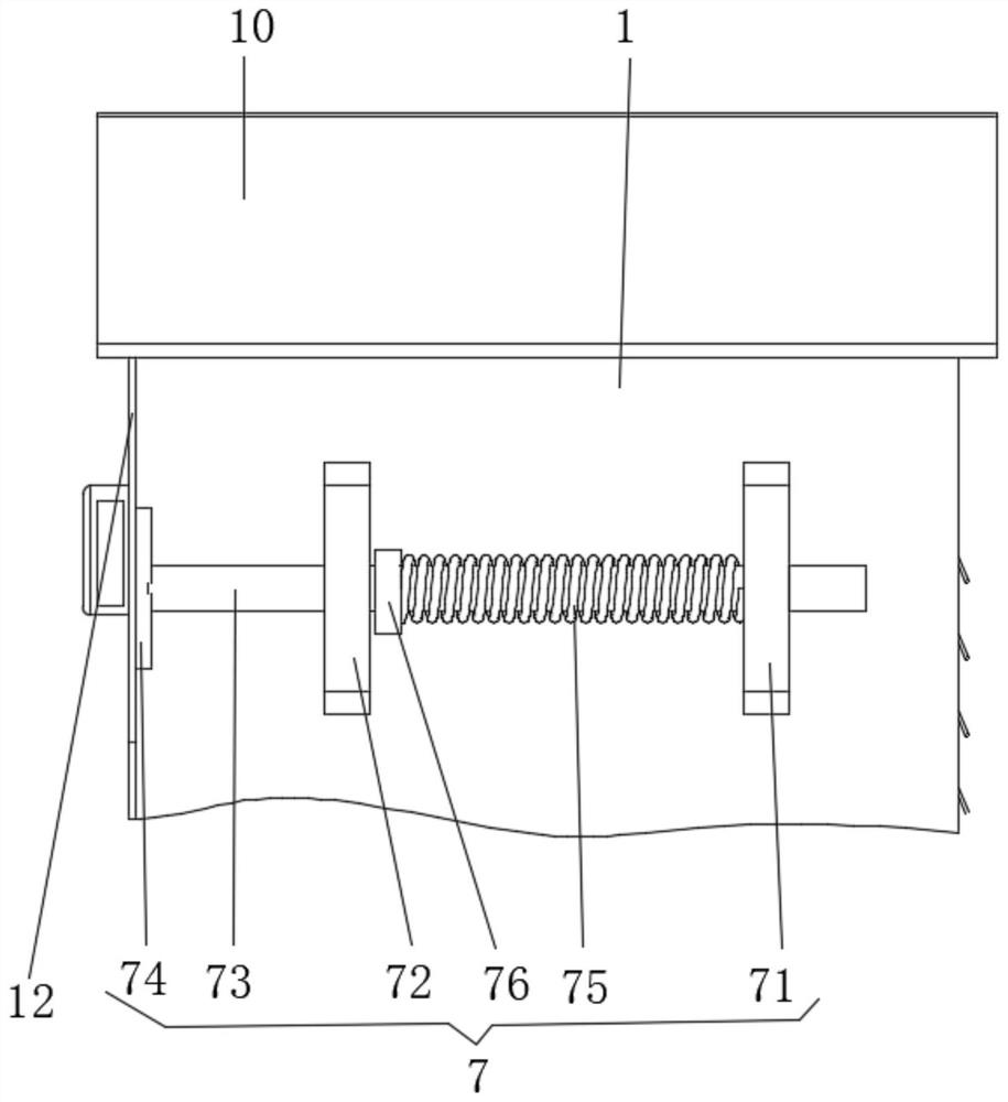 Distribution box with wire passing hole