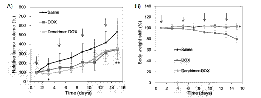 GFLG-based PEGylated peptide dendrimer drug delivery system and preparation method thereof