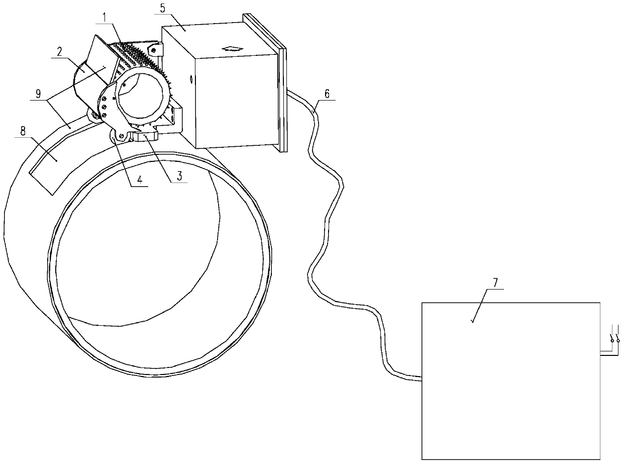 Cleaning method and device special for 3PE erosion resistant layer of oil and gas pipeline