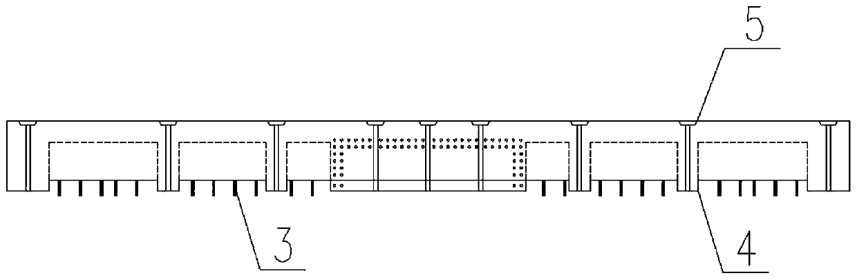 Longitudinal assembly type prestressed bent cap