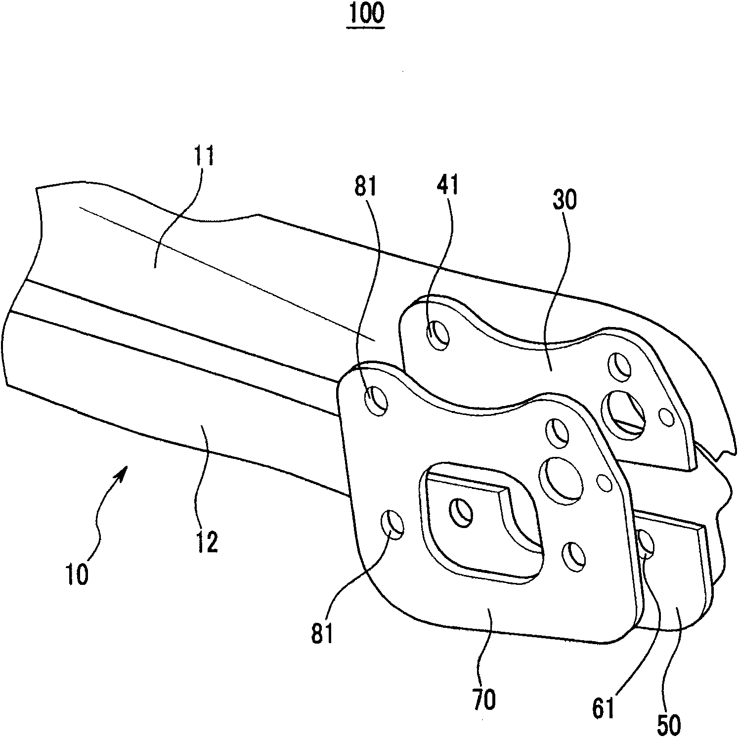 Spindle bracket of torsion beam axle suspension