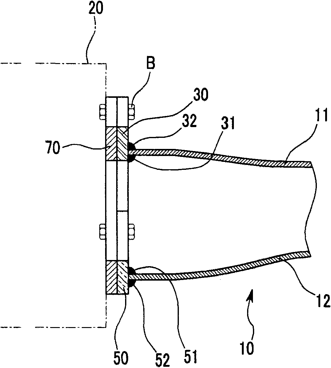 Spindle bracket of torsion beam axle suspension