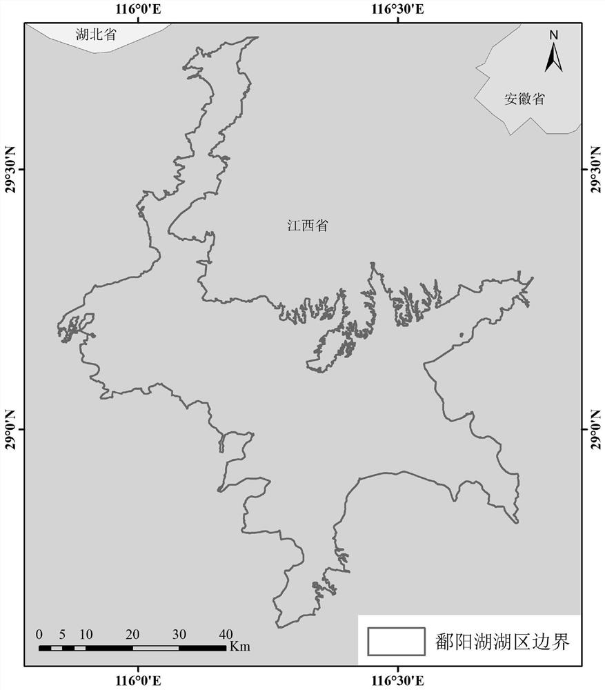 Reconstruction method of long-term continuous water area change in lakes based on remote sensing big data platform