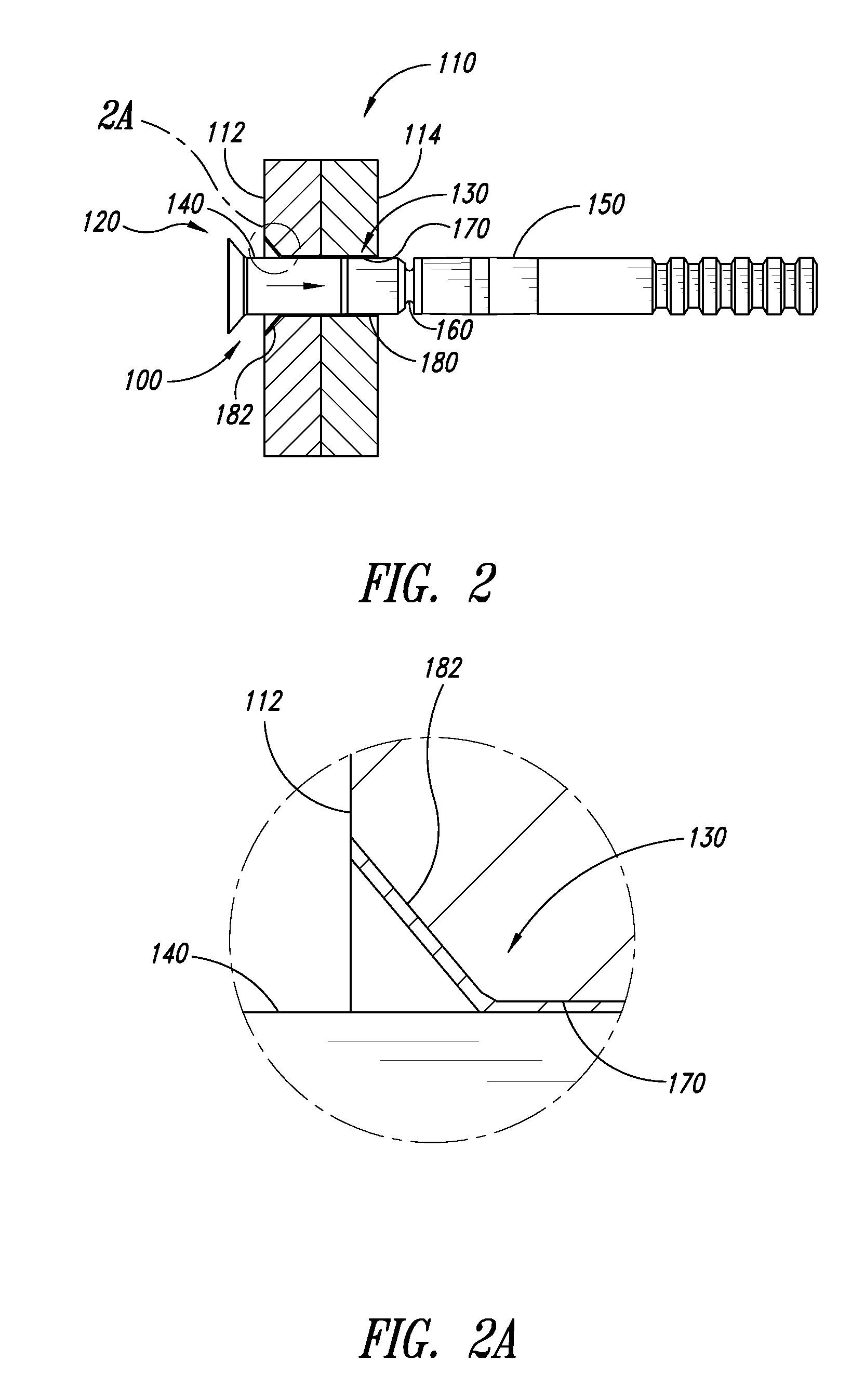 Installable assembly having an expandable outer member and a fastener with a mandrel