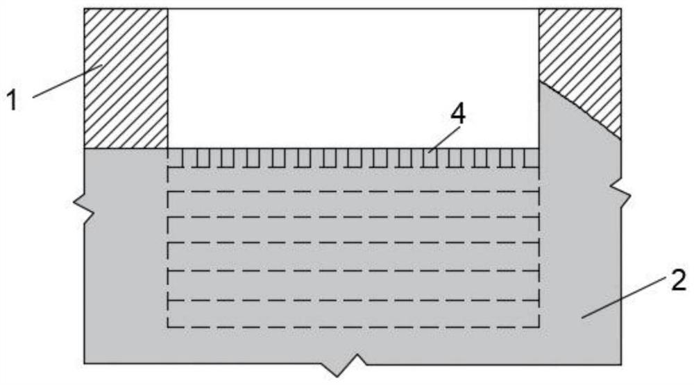 Construction method for hard rock deep foundation pit in limited blasting area