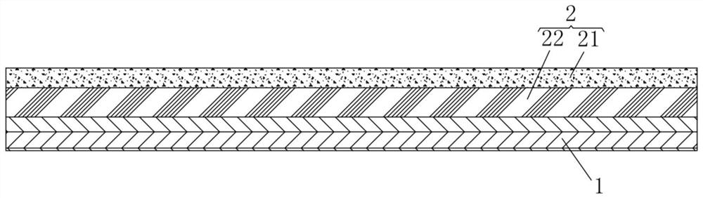 Black and white film shading curtain and preparation process thereof