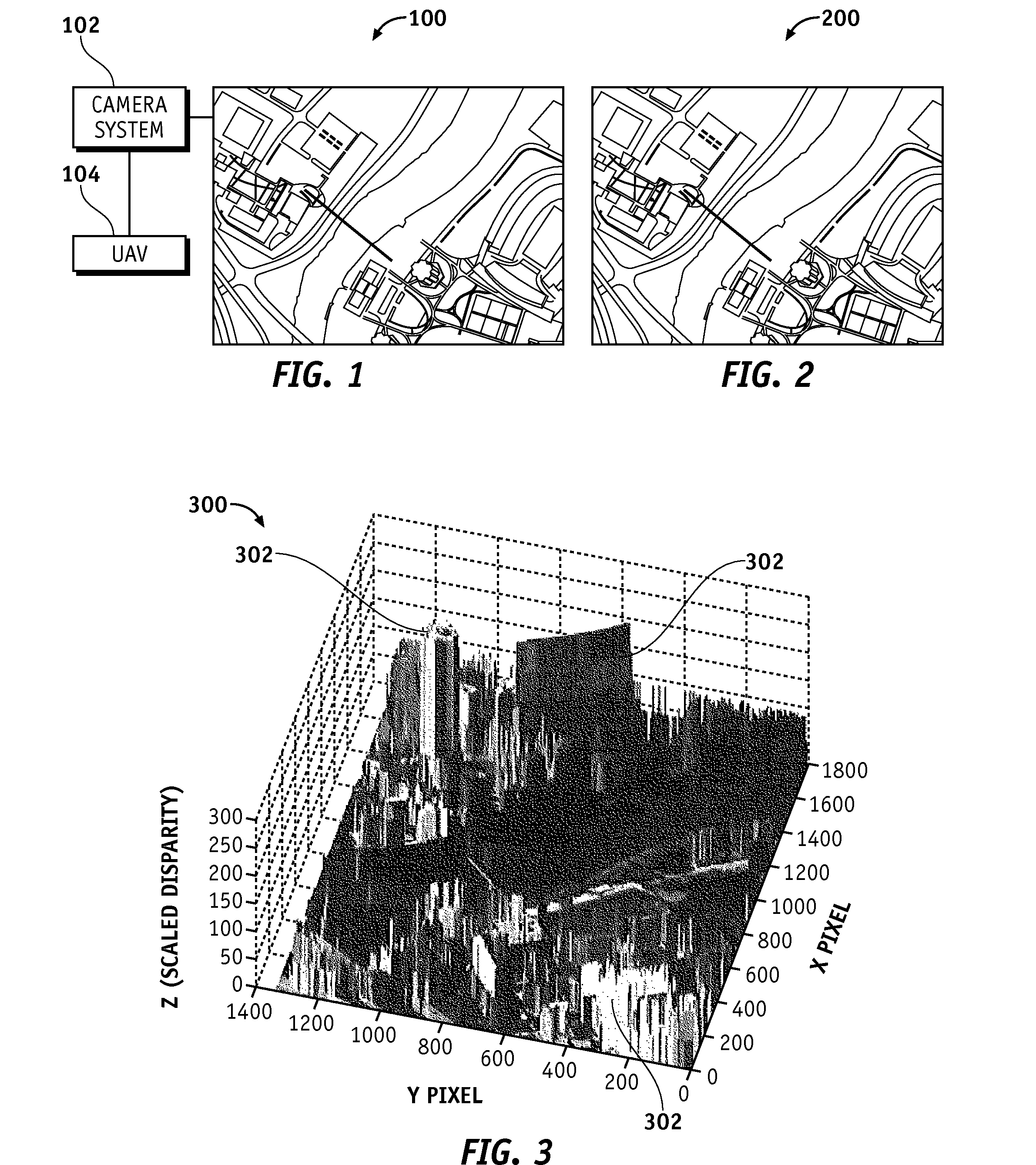 Stereo-motion method of  three-dimensional (3-d) structure information extraction from a video for fusion with 3-d point cloud data