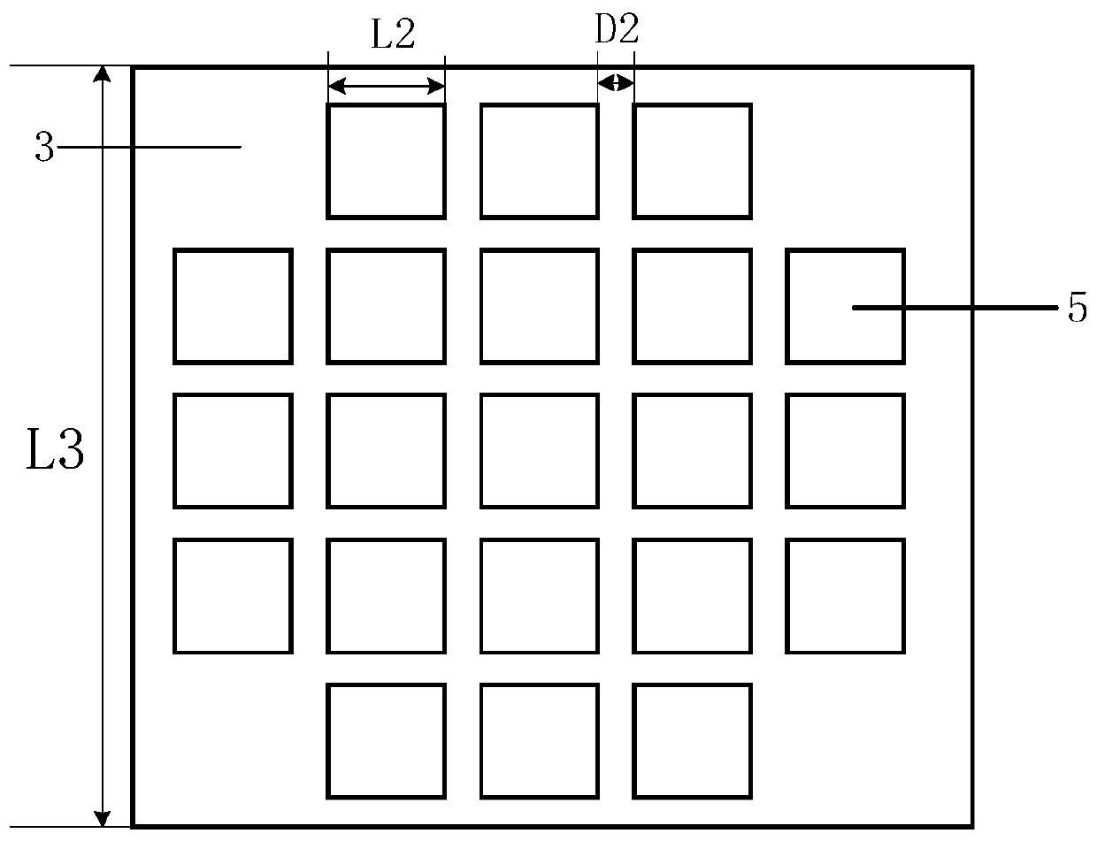 Stepped aperture coupling broadband antenna with double-layer non-uniform metasurface structure