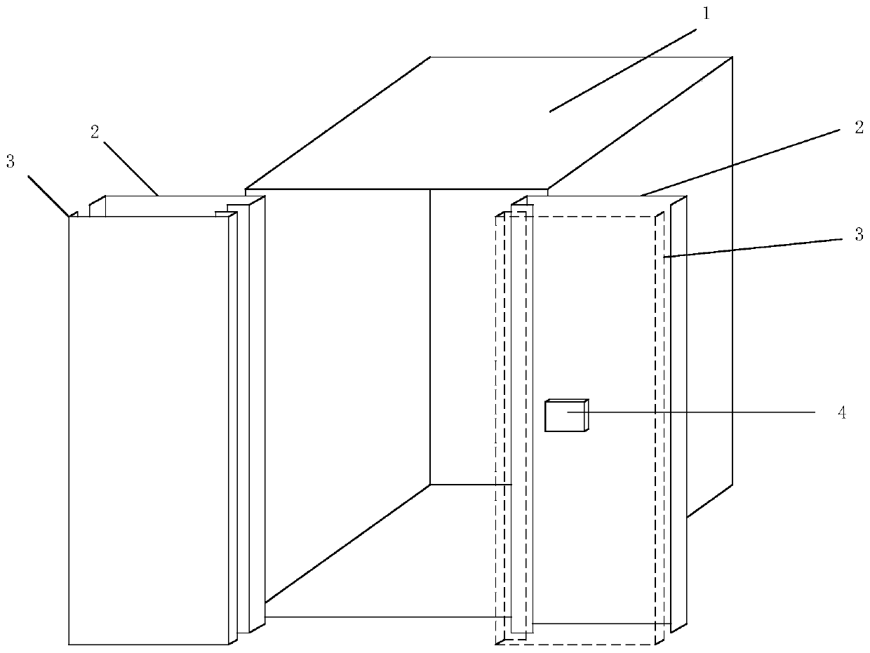 Intelligent detection device for detecting motion state of lift car