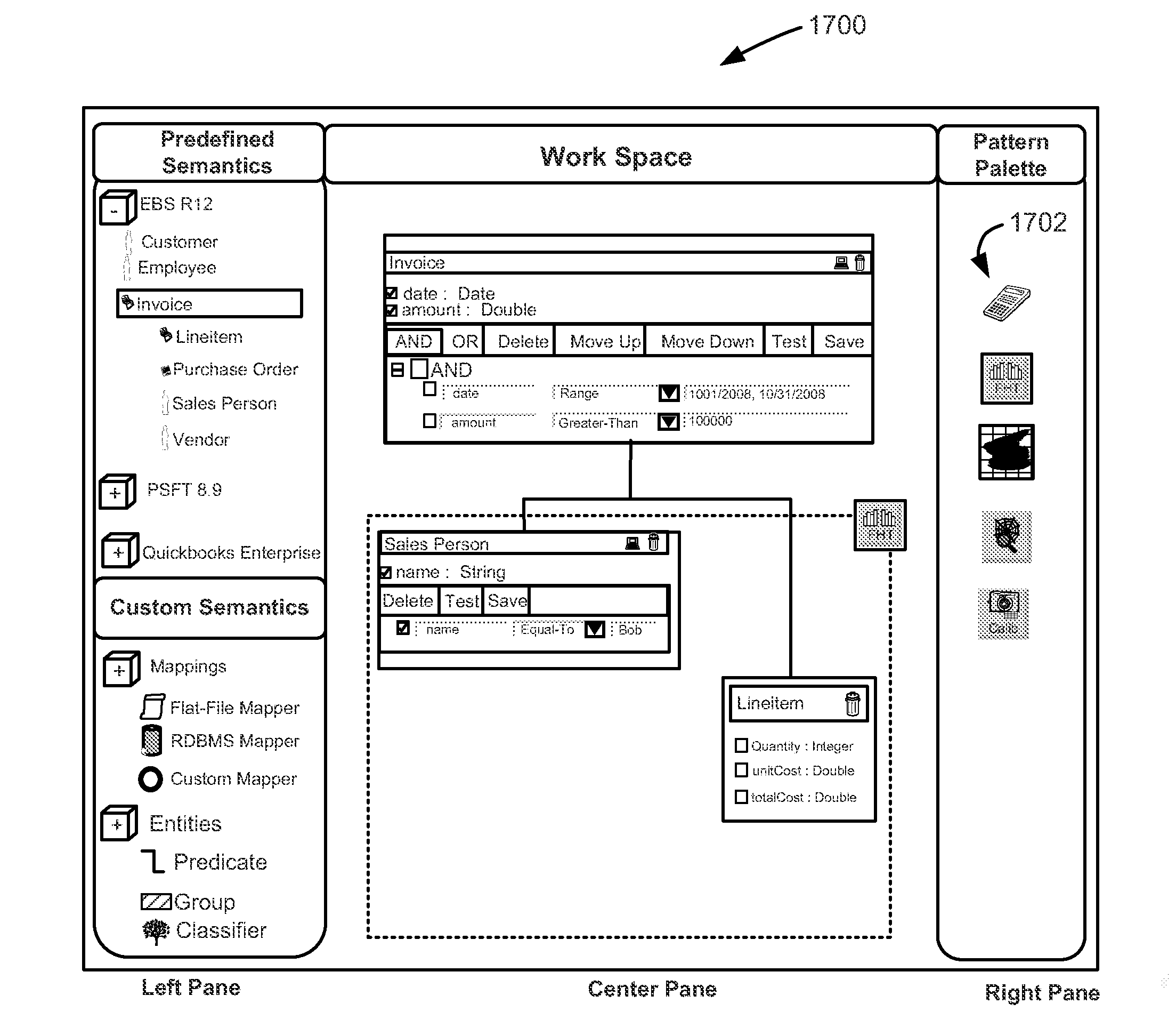 Techniques for semantic business policy composition