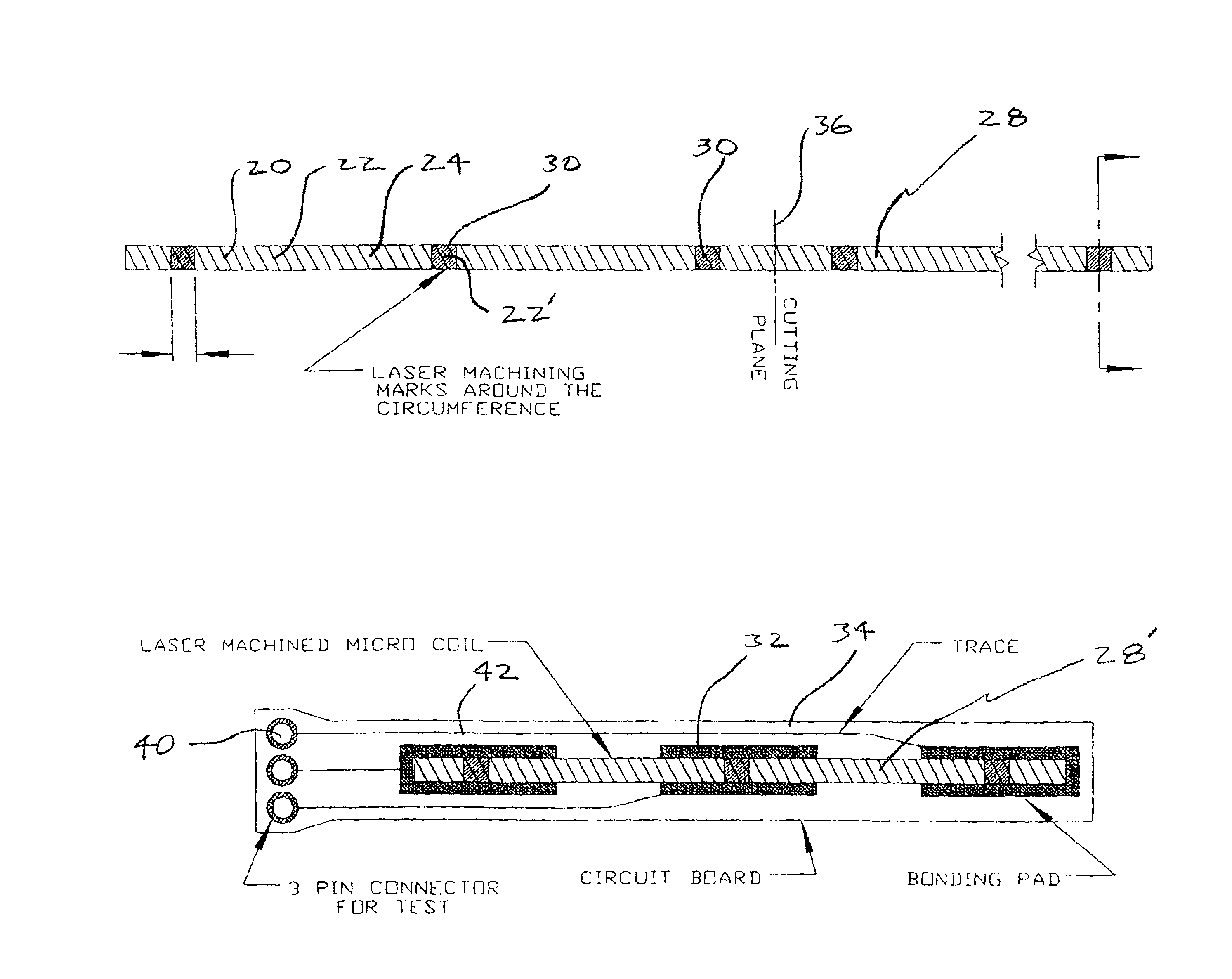 Method of fabricating a coil and clamp for variable reluctance transducer