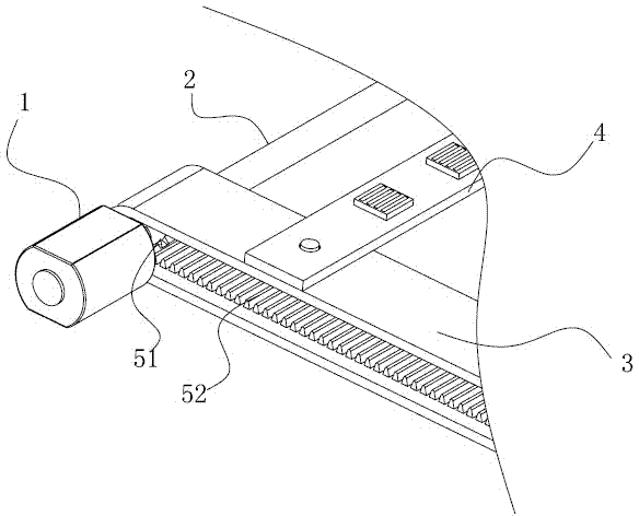 Movable LED backlight device