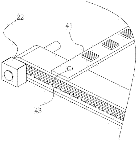 Movable LED backlight device