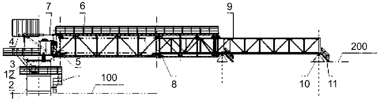 Telescopic trestle system and control method thereof