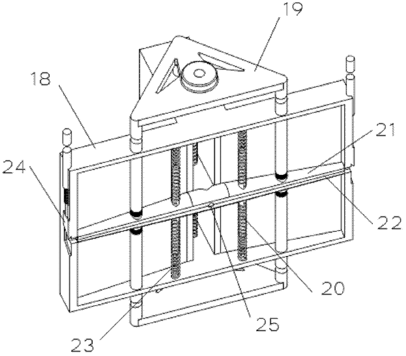 Injection mold with retractable gate runner and electric pouring gate cutting device