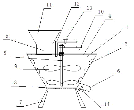 Simple sand washing machine