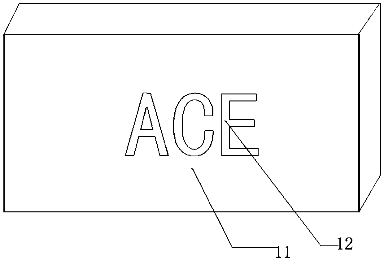 Light-transmitting structure and manufacturing method of sign stand