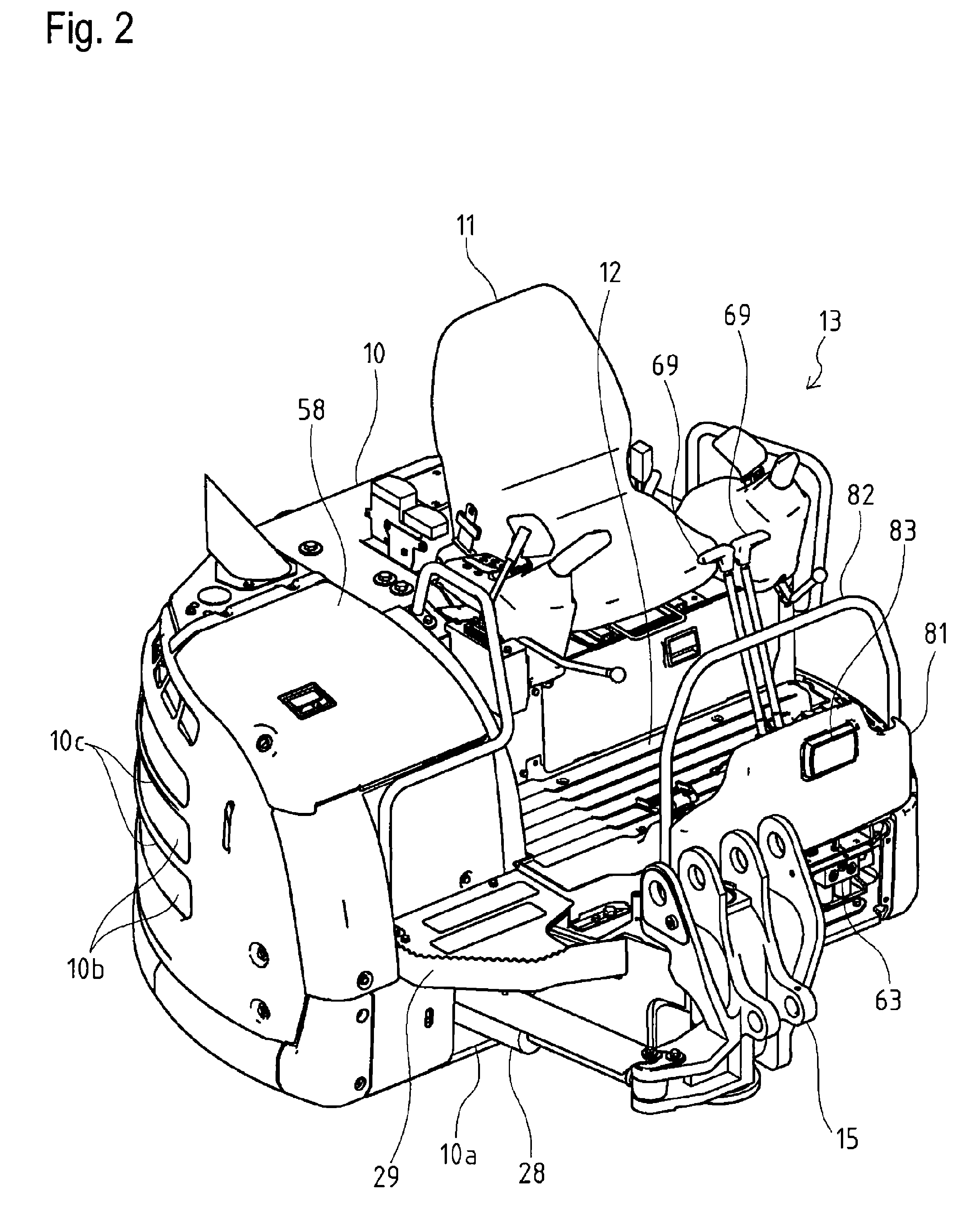 Swing type working vehicle