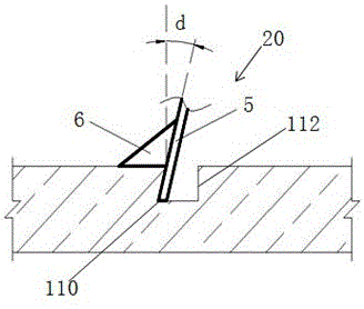 Veneer back face grooving method