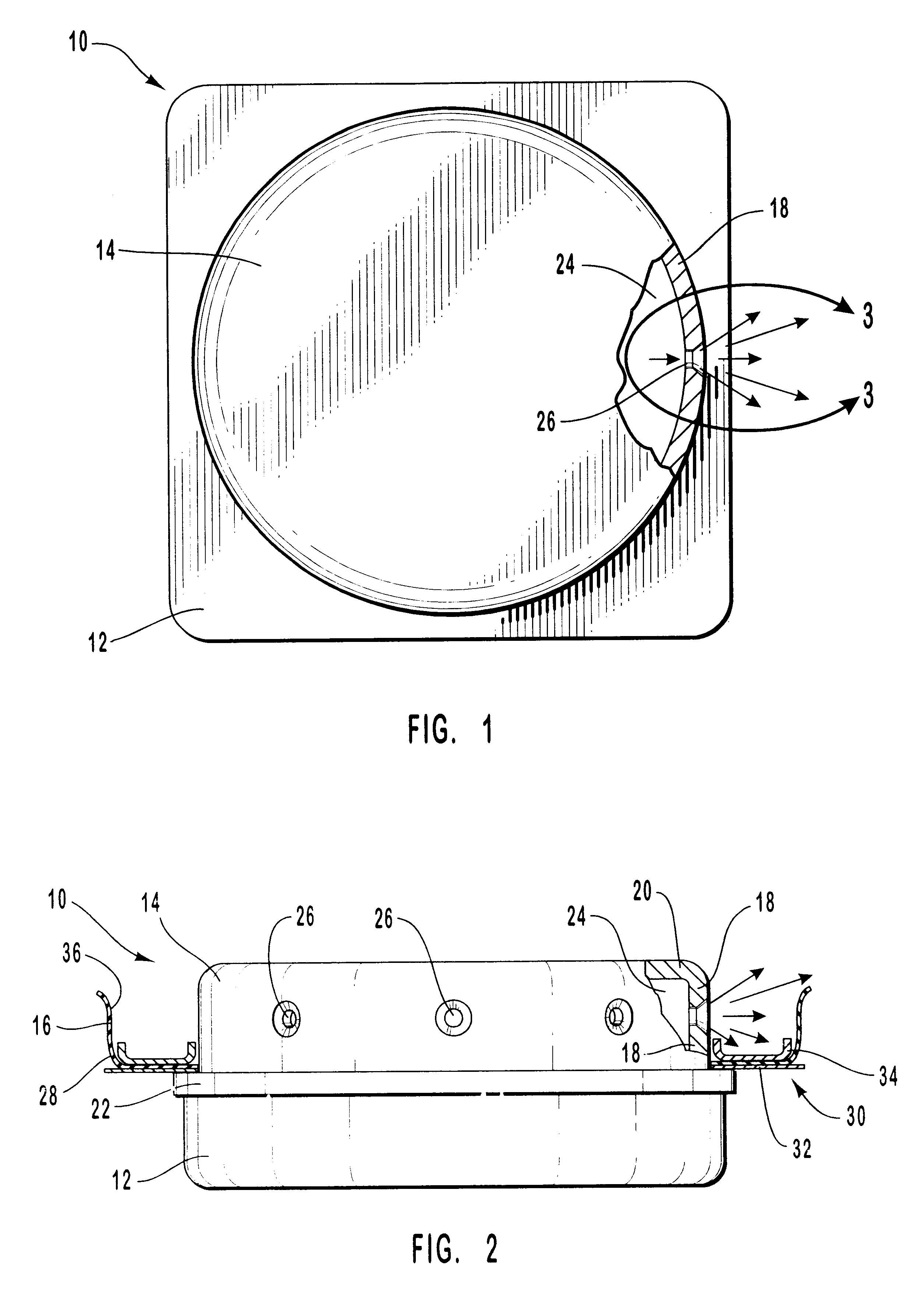 Air bag inflator exit gas dispersion features