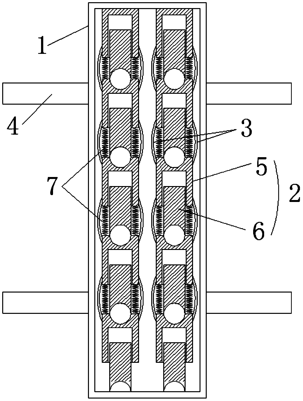 Spine fixator with adjustable freedom degree