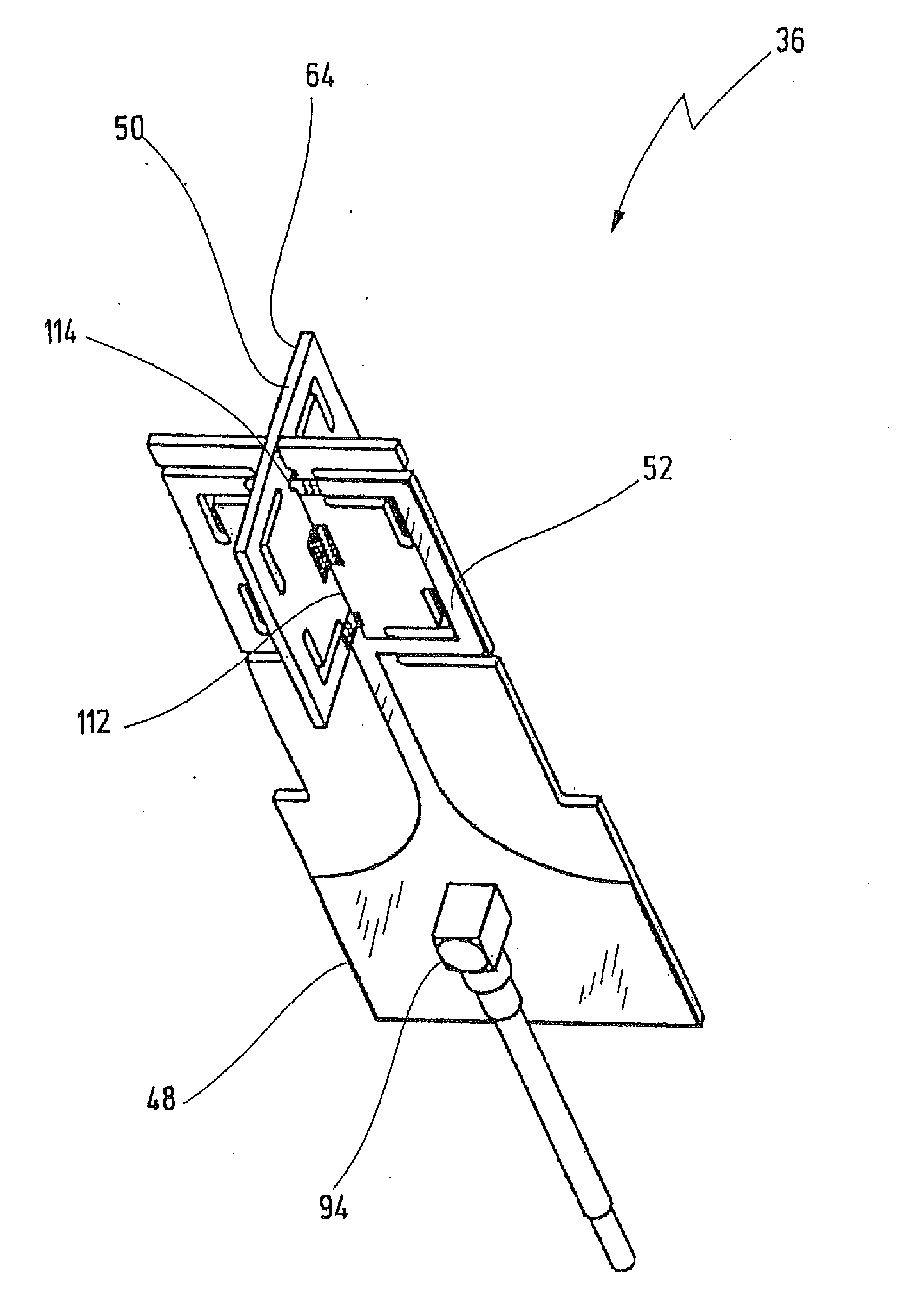 Microwave antenna for wireless networking of devices in automation technology