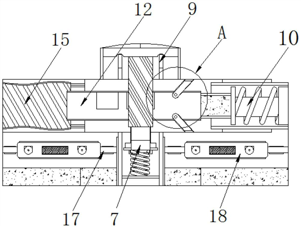 A ventilation device that can adjust the air intake by itself based on the mine