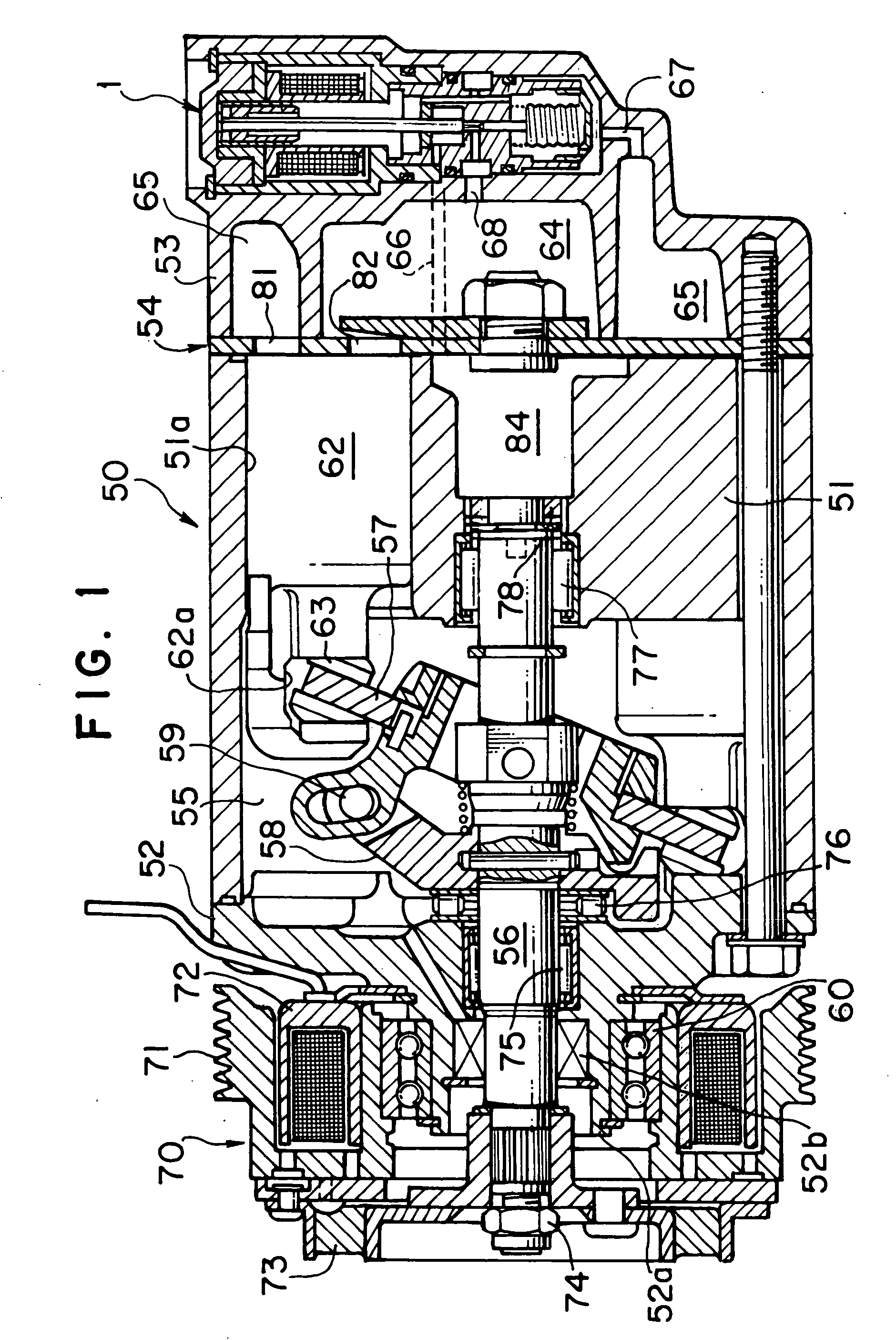 Variable displacement compressor