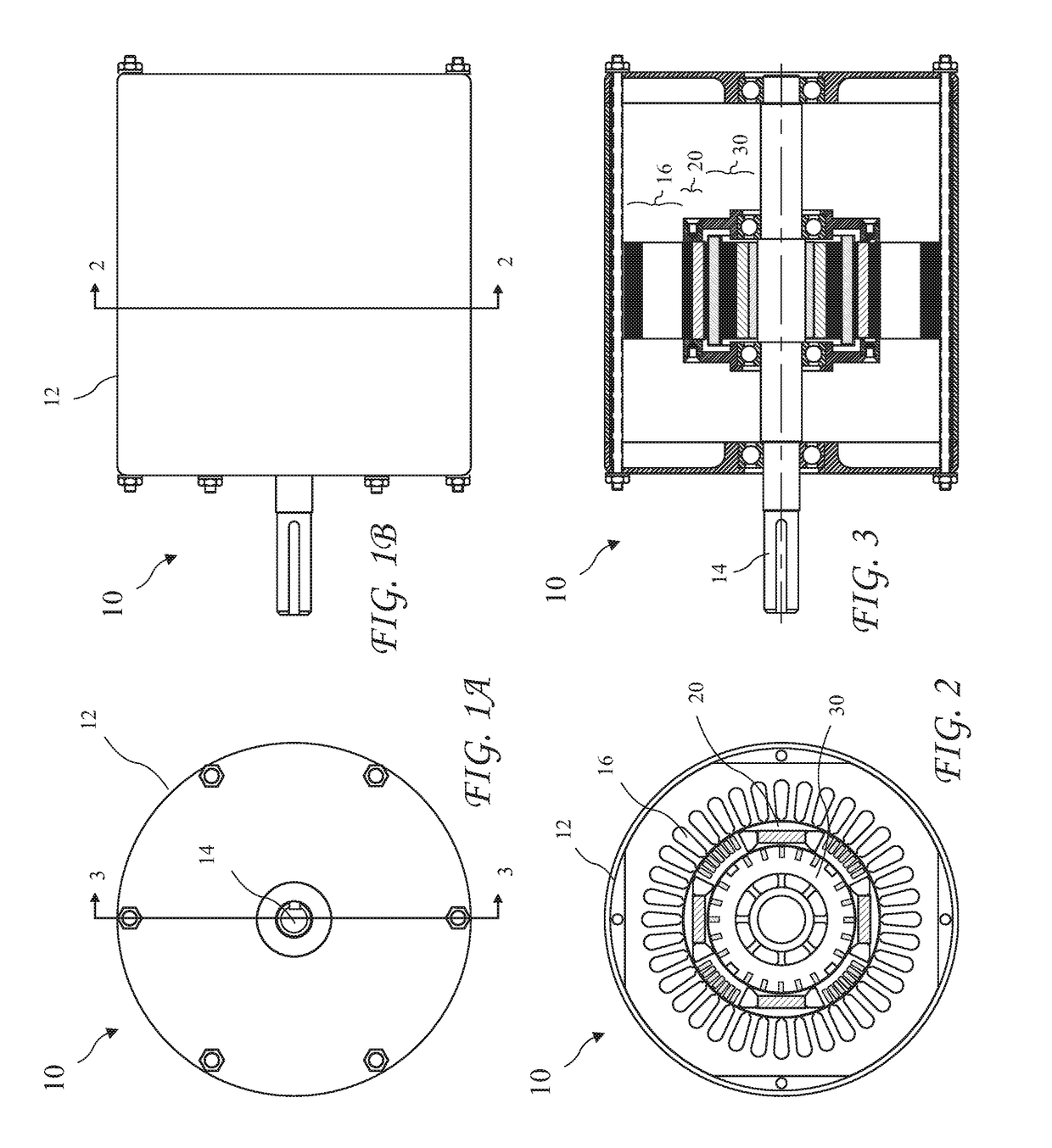 Hybrid Electric Motor with Self Aligning Permanent Magnet and Squirrel Cage Rotors