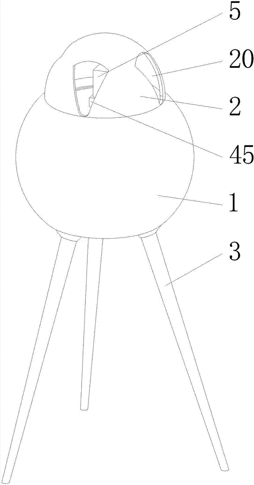 Self-leveling geoplane frame