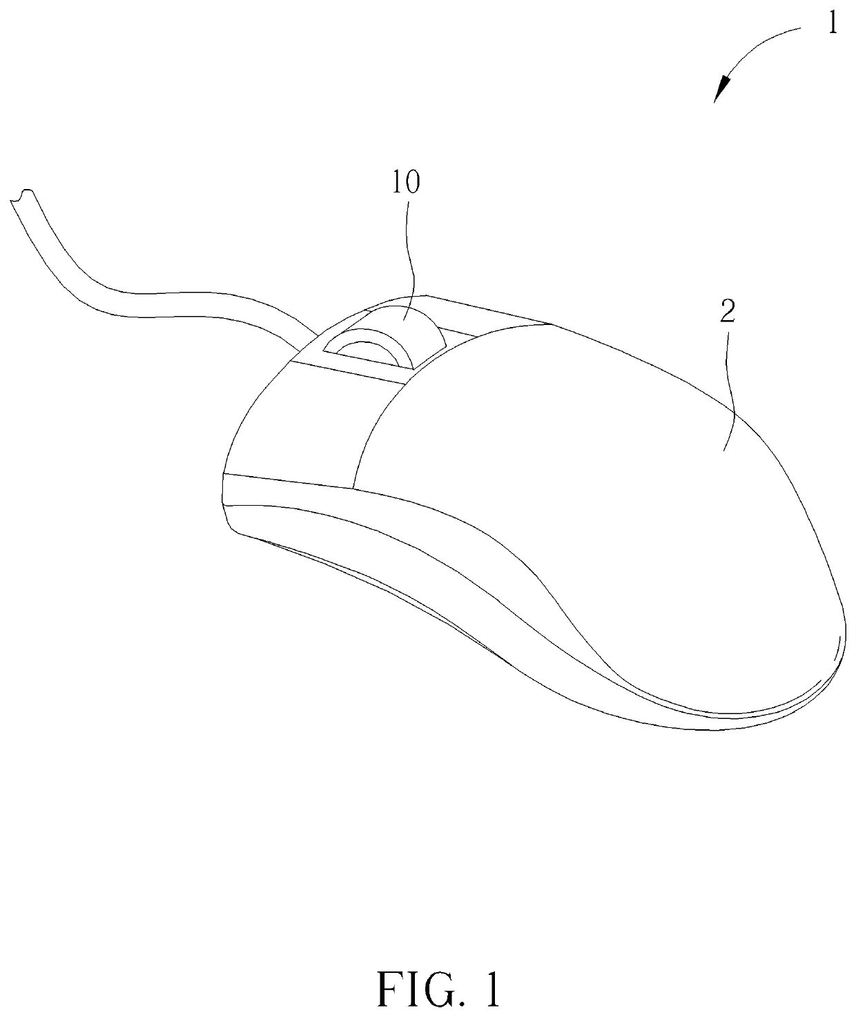 Wheel device applied to a mouse